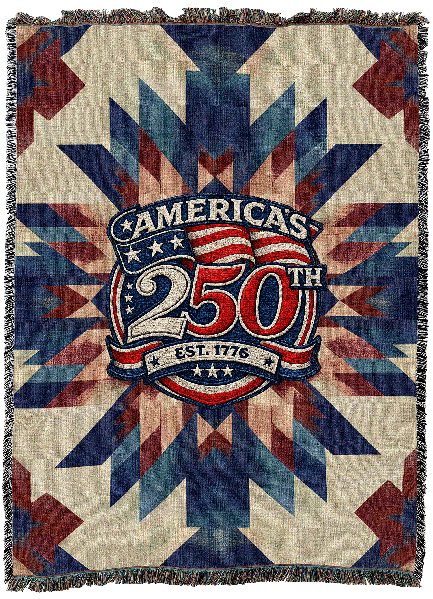 Americas 250th Barn Quilt Mockup 72x54