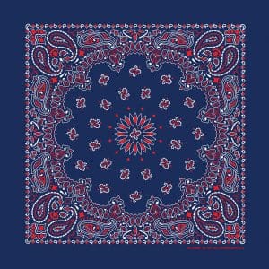 Blue & Red (One Sided Print)