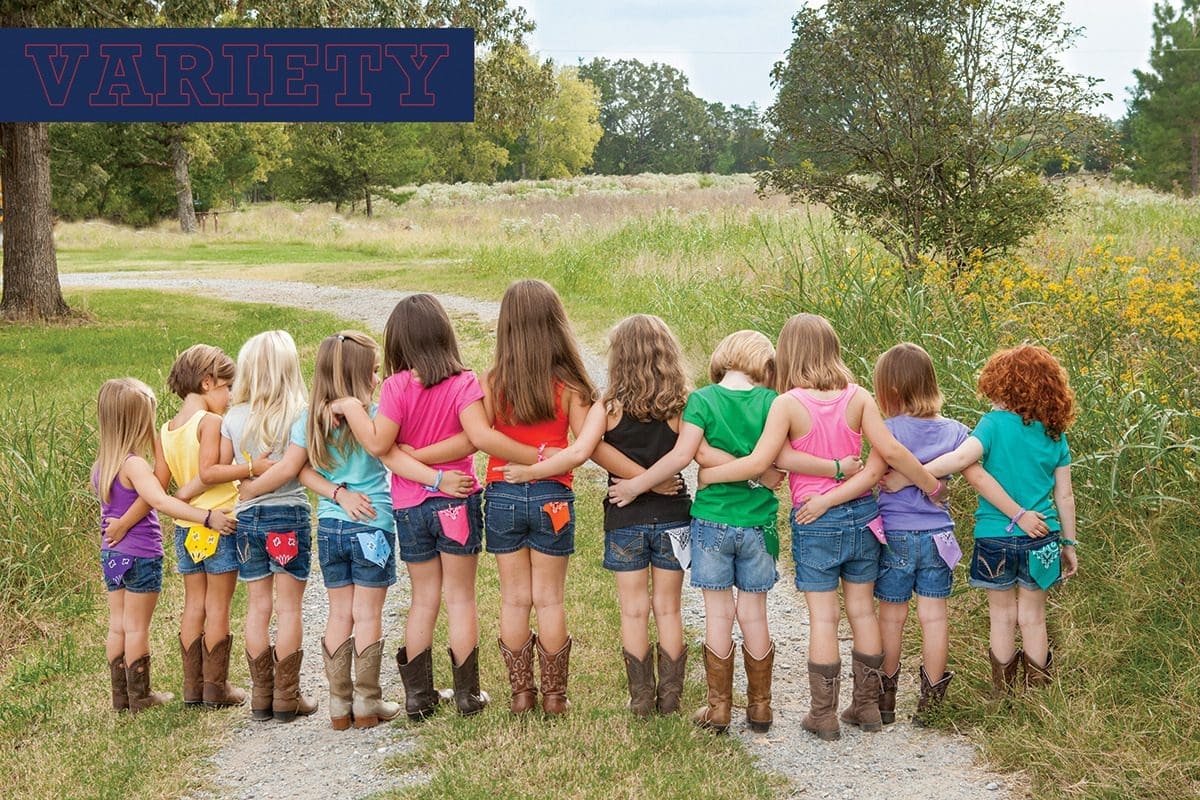 Cover Picture of Little girls with bandannas
