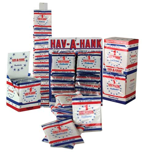 Hav-A-Hank Brand Handkerchiefs - Counter Display